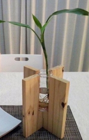 instructables IsabelaA6 Wooden Vase Recycled Jar